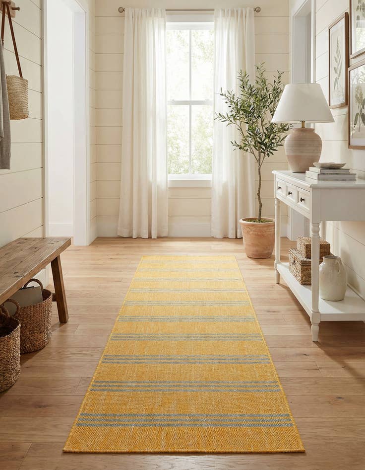 Detail image of 2' x 8'  Washable Jill Zarin Anguilla Indoor / Outdoor Runner Rug