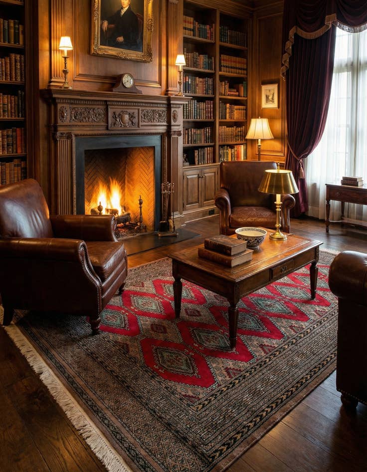 Detail image of 4' 3 x 6' Hand Knotted Bokhara Oriental Wool Rug