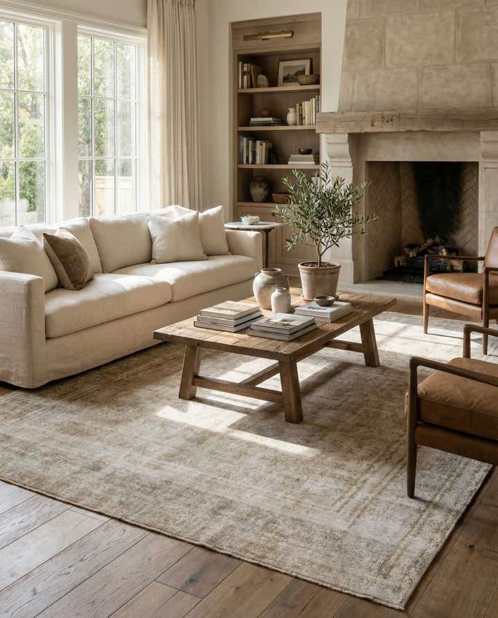 9' 8 x 14' 2 Hand Knotted Ultra Vintage Persian Wool Rug