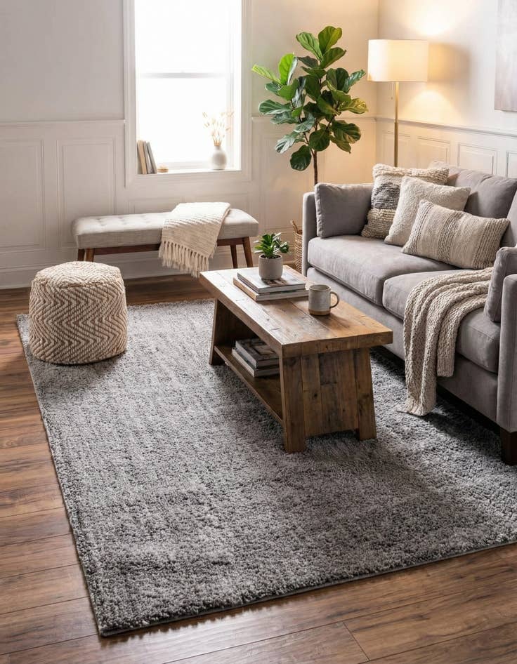 Detail image of 4' x 6' Jill Zarin Shaggy Chic Rug