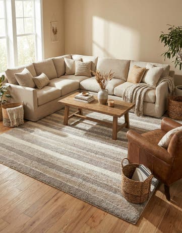 Cloud Gray Sepia Rug