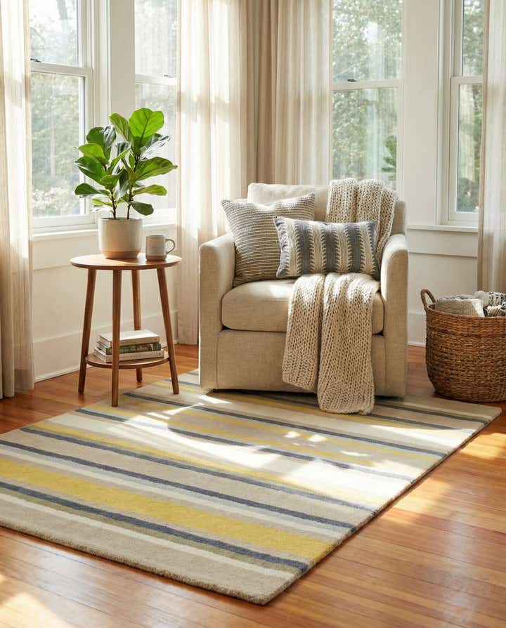 4' x 5' 8 Luna Wool Rug