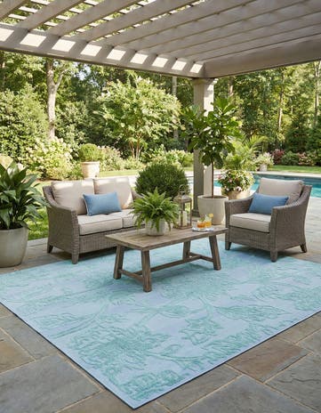 9' x 12' Easy-Clean Aruba Indoor / Outdoor Rug