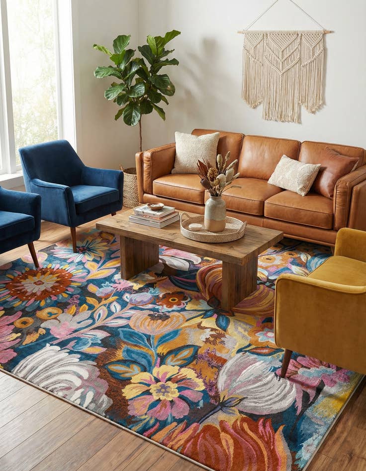 Detail image of 7' 10 x 10' Blossom Rug