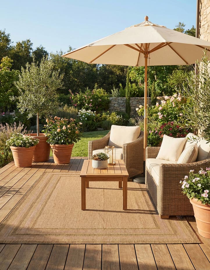 6' x 9' Easy-Clean Border Indoor / Outdoor...