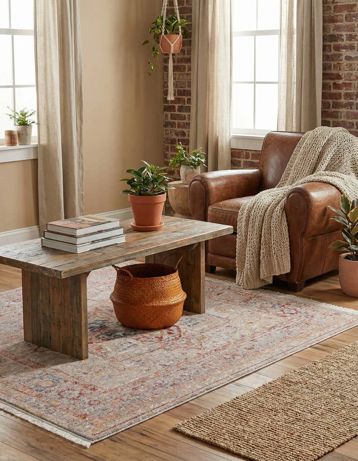 Detail image of 4' x 4' Noble Square Rug