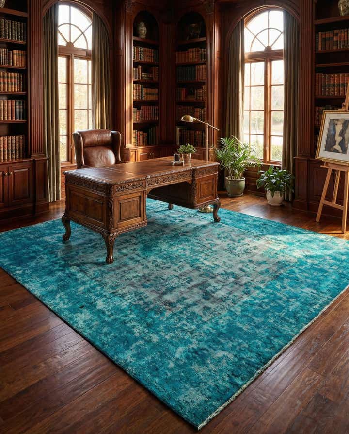 9' 5 x 12' 3 Vintage Royal Wool Rug
