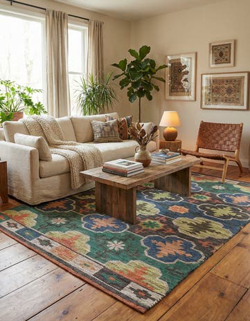 9' x 12' Chenille Jute Rug