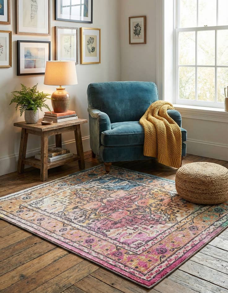 Detail image of 3' 3 x 3' 3 Medina Square Rug