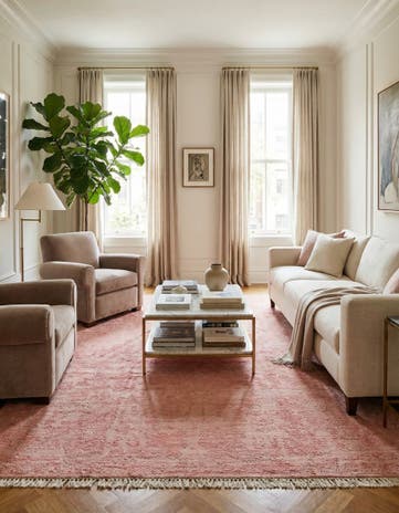 9' x 12' 4 Hand Knotted Darya Wool Rug