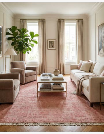 9' x 12' 4 Hand Knotted Darya Wool Rug