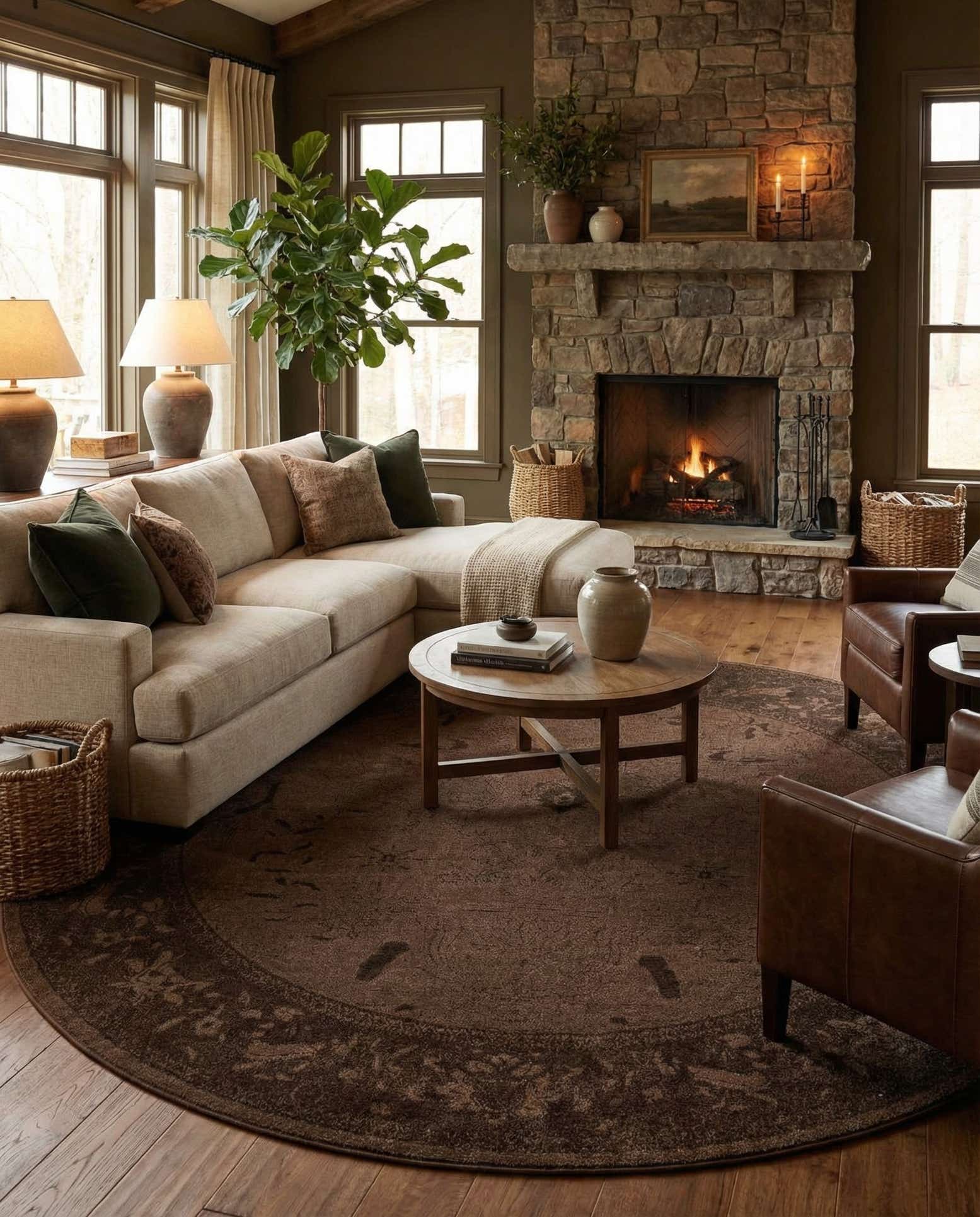 370cm x 370cm Vista Round Rug