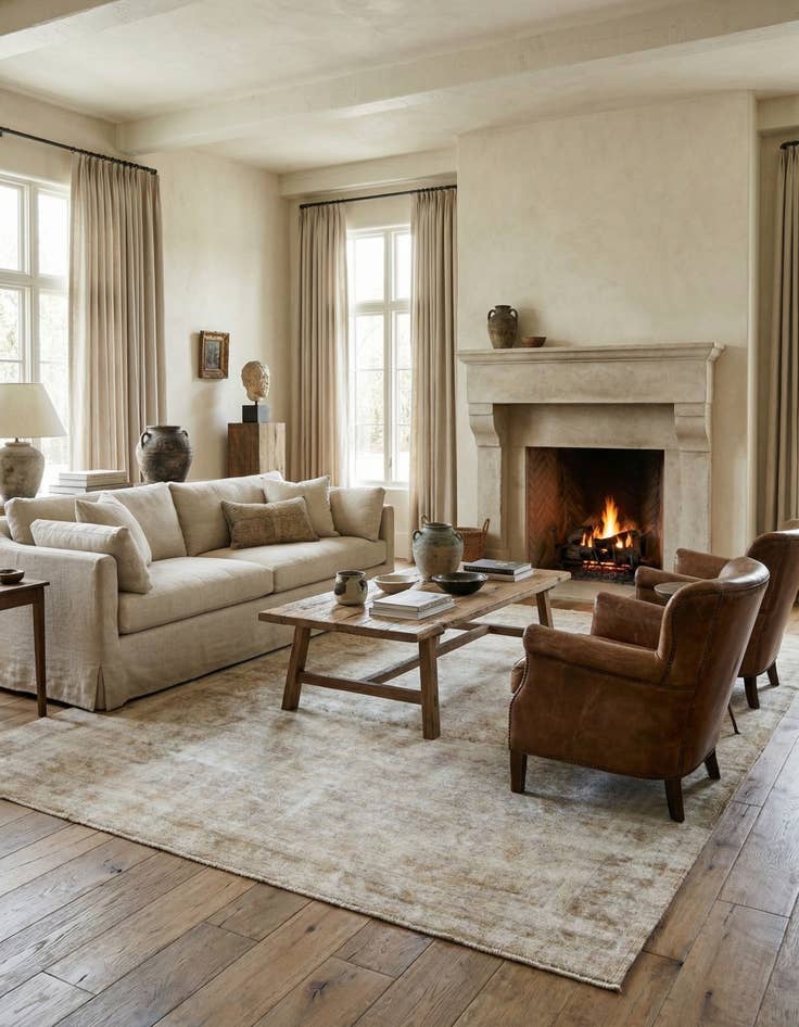 Detail image of 9' 10 x 12'  Hand Knotted Ultra Vintage Persian Wool Rug