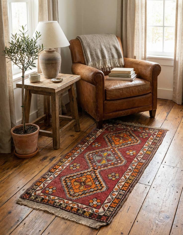 Detail image of 1' 6 x 2' 9  Hand Knotted Anatolian Wool Rug