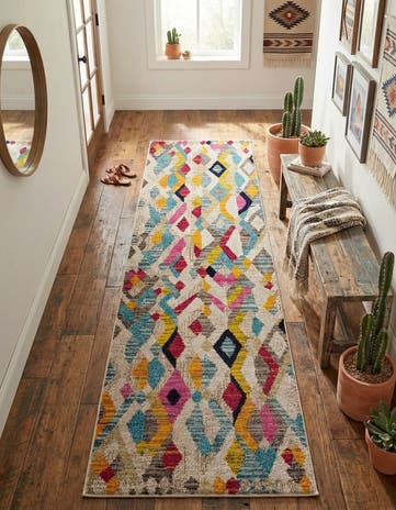 2' 7 x 10' Washable Mesa Runner Rug