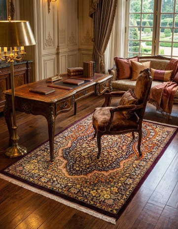 3' 3 x 5' 1 Ghom Silk Rug