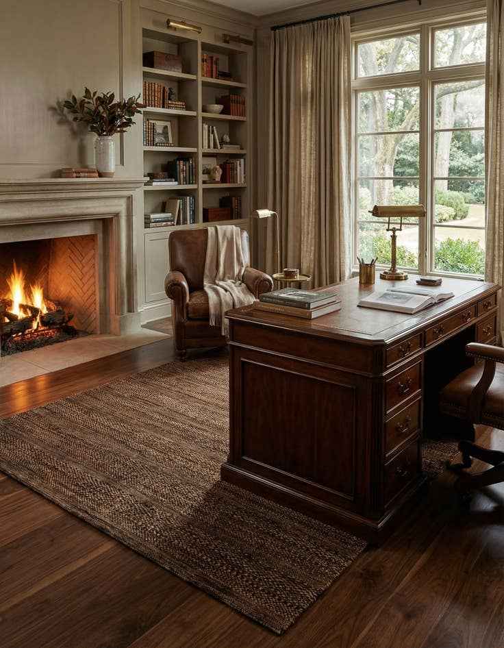 Detail image of 5' 5 x 7' 10 Juma Wool Rug