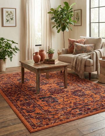 Orange Lucerne Rug
