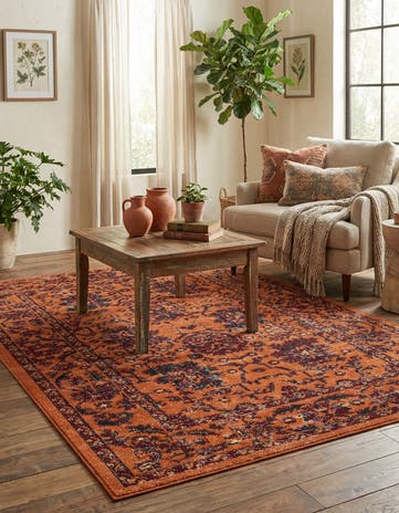 Orange Lucerne Rug