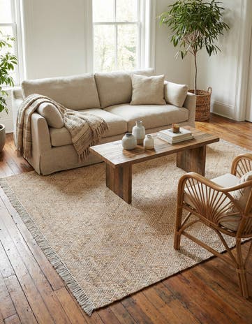 7' 10 x 10' Handmade Braided Jute Rug