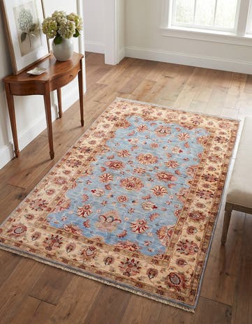 3' 11 x 6' Hand Knotted Ariana Ziegler Rug