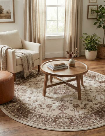 6' x 6' Nepal Round Rug