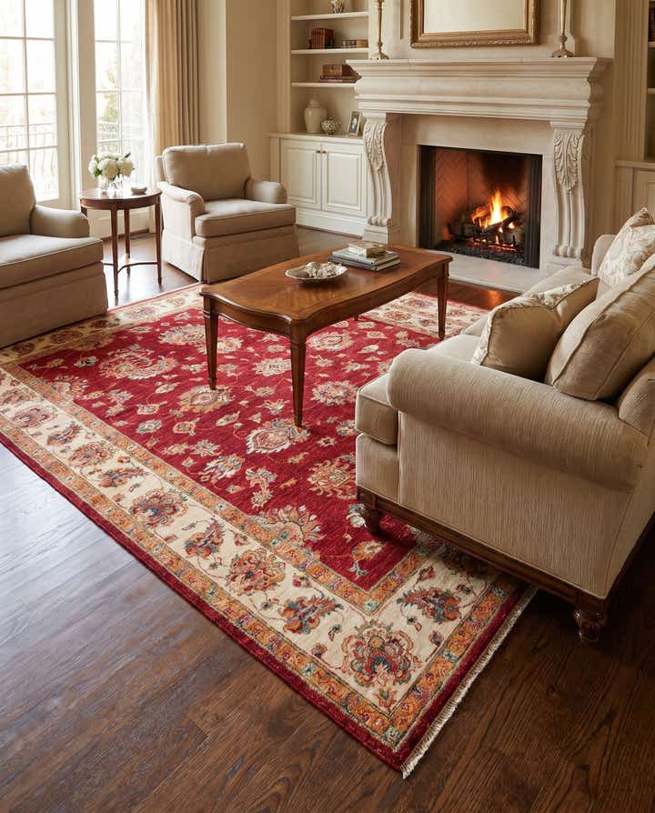 170cm x 245cm Handgeknüpft Ziegler Teppich