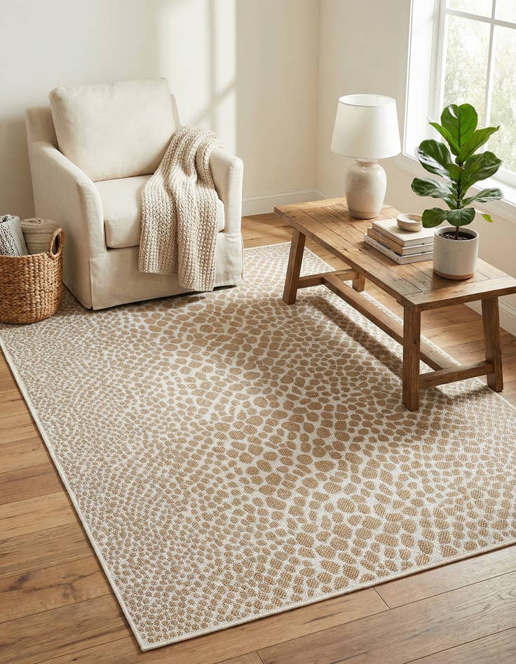 Detail image of 4' x 6' Easy-Clean Jill Zarin Cape Town Indoor / Outdoor Rug