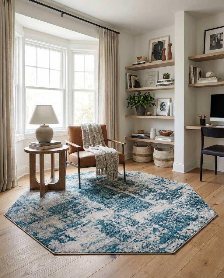 Detail image of 7' 10 x 7' 10 Finsbury Octagon Rug
