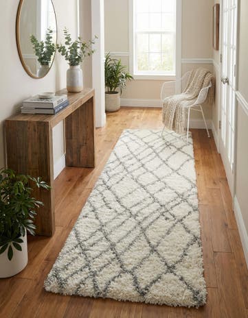 2' 7 x 13' Soft Touch Shag Runner Rug