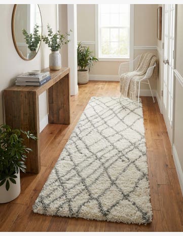 2' 7 x 13' Soft Touch Shag Runner Rug