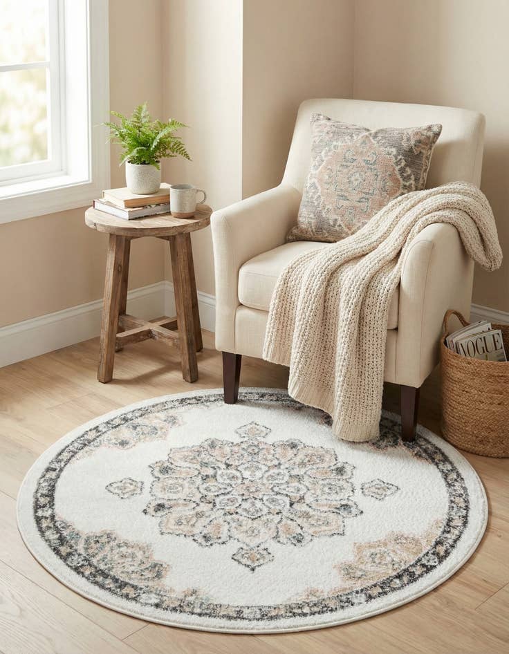 Detail image of 3' 3 x 3' 3 Parker Round Rug