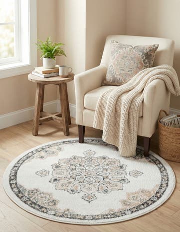 3' 3 x 3' 3 Parker Round Rug