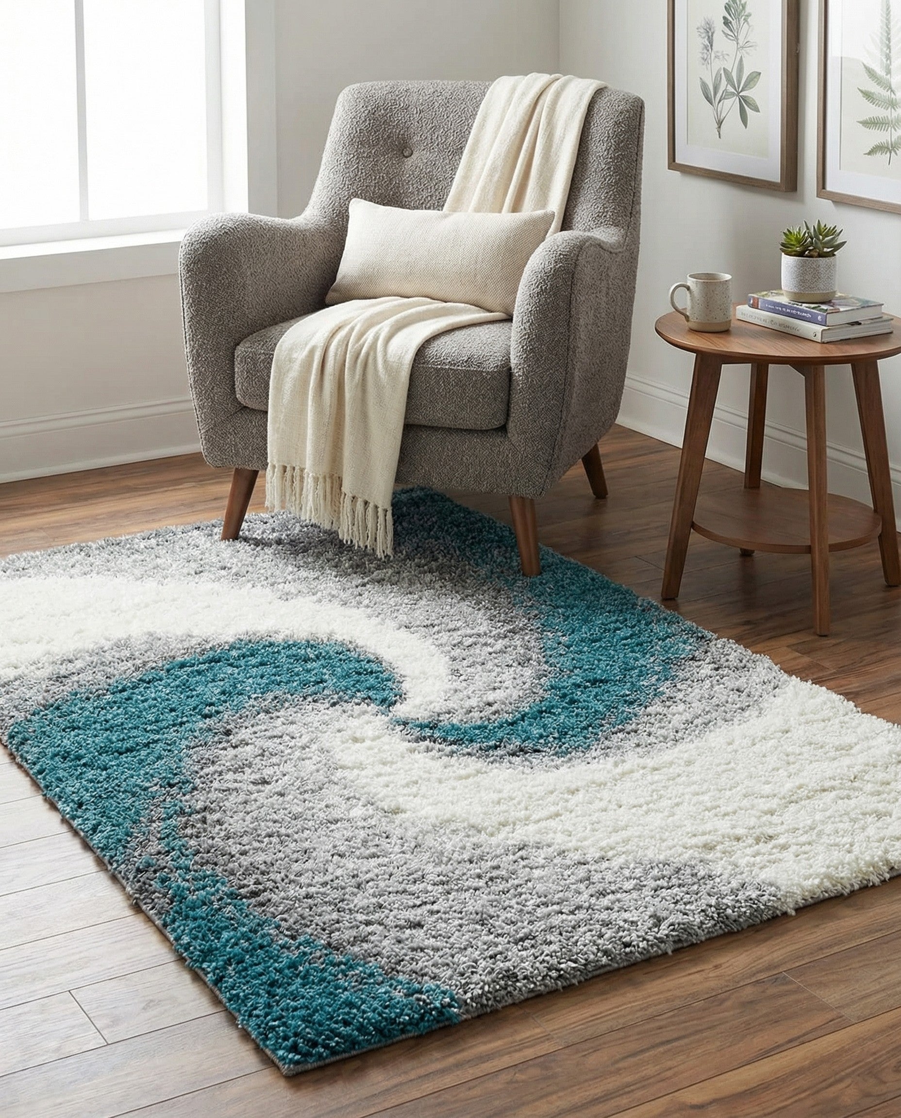  2' x 3' Soft Touch Shag Rug