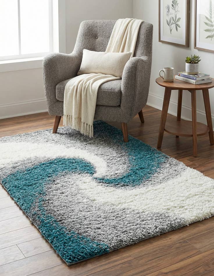 Detail image of  2' x 3' Soft Touch Shag Rug