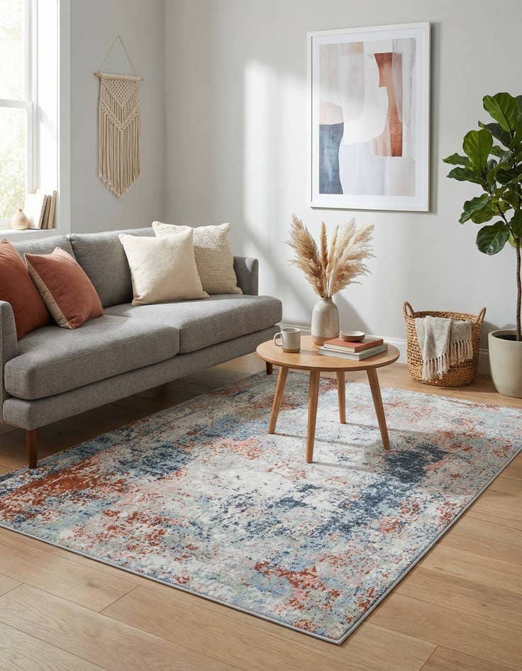 Detail image of 4' x 6' Kamala Washable Rug