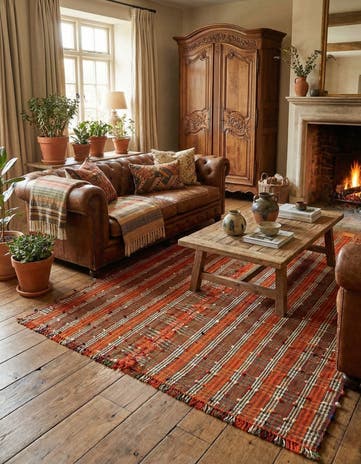 5' 9 x 7' 8 Jajim Wool Rug