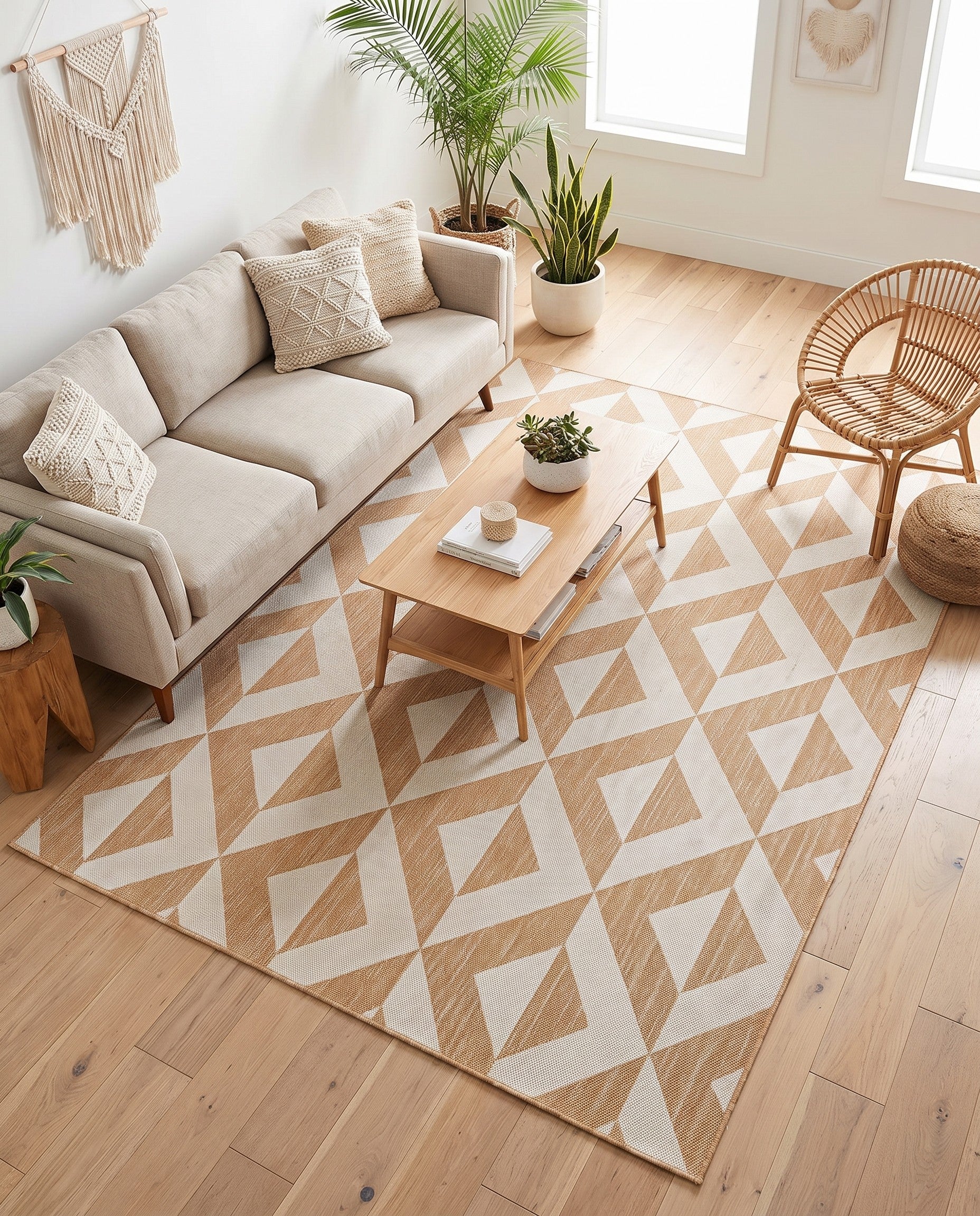 6' x 9' Easy-Clean Jill Zarin Napa Indoor / Outdoor Rug