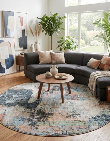 Kamala Washable Round Rug