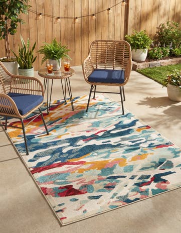 5' x 7' Easy-Clean Casablanca Indoor / Outdoor Rug