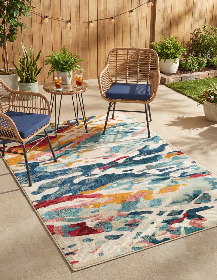 5' x 7' Easy-Clean Casablanca Indoor / Out...