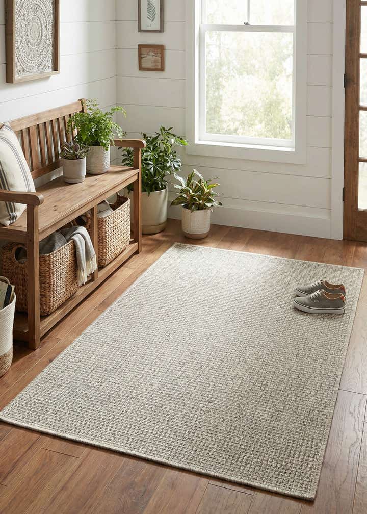 3' x 5' 3 Easy-Clean Solid Indoor / Outdoor Rug
