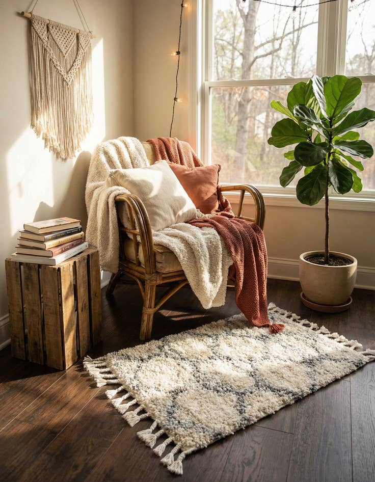 Detail image of 2' 2 x 3' Lagom Shag Rug