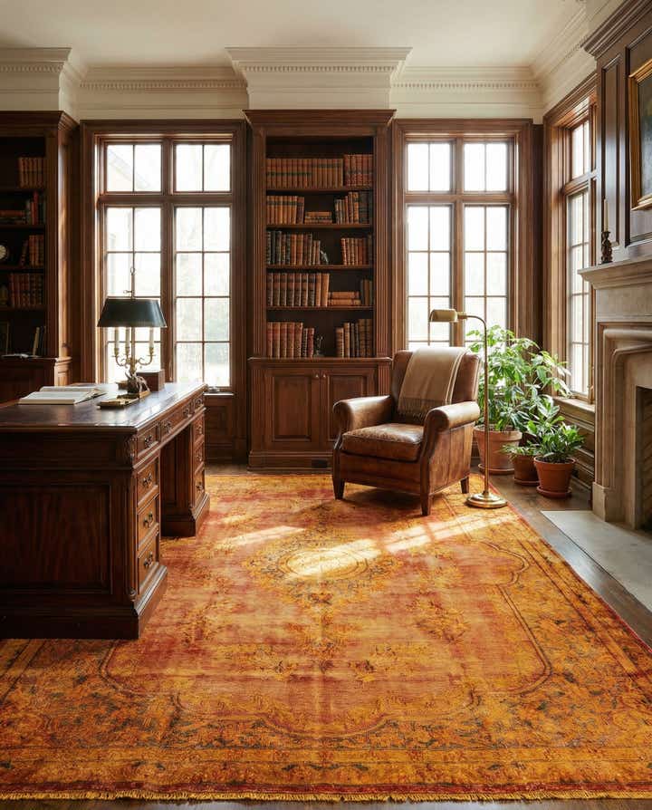 7' 9 x 11' 5 Vintage Royal Wool Rug