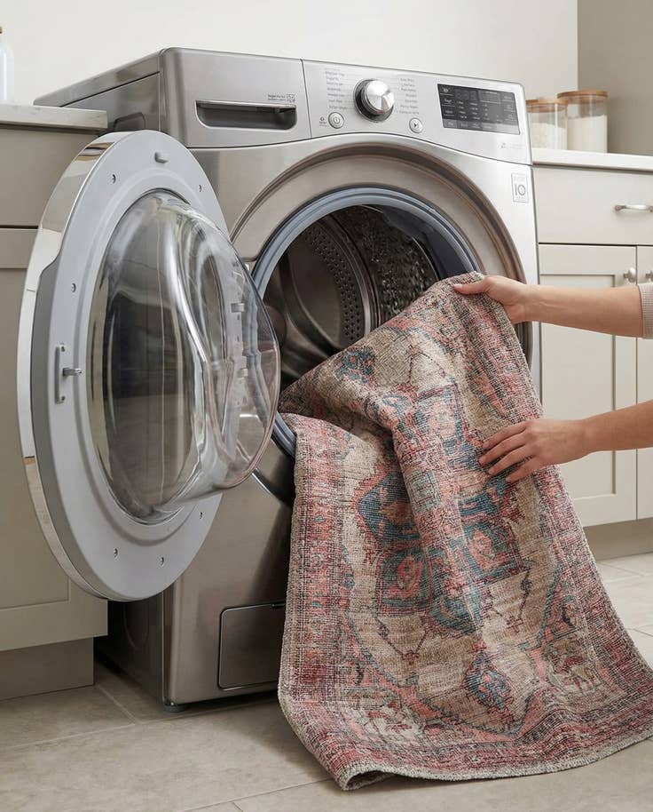 Detail image of 2' x 3' Washable Nostalgia Rug