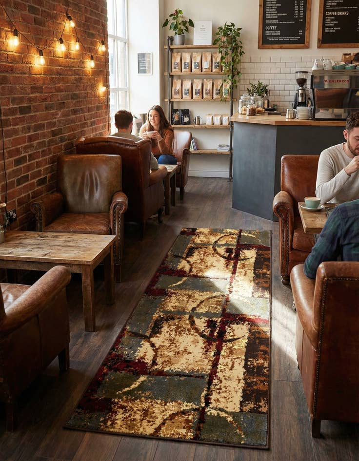 Detail image of 2' x 5' Coffee Shop Runner Rug