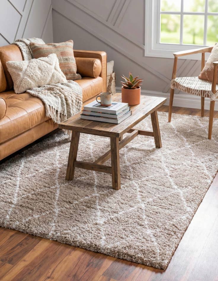 Detail image of 6' x 9' Marrakesh Shag Rug