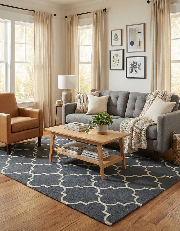 Detail image of 5' 1 x 7' 10 Luna Rug