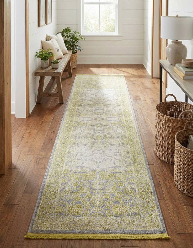 Detail image of  2' 7 x 10' Modern Classical Runner Rug