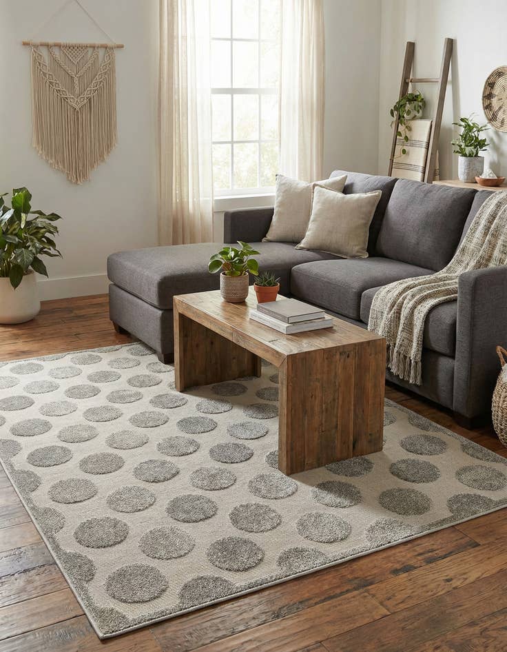 Detail image of  4' x 6'  Washable Sabrina Soto Indoor / Outdoor Rug